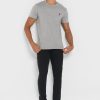 Gråa Ralph Lauren Essential T-shirts med rund hals för män