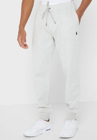 Gråa Ralph Lauren Essential träningsbyxor för män