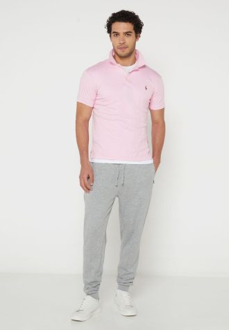 Gråa Ralph Lauren Essential träningsbyxor för män