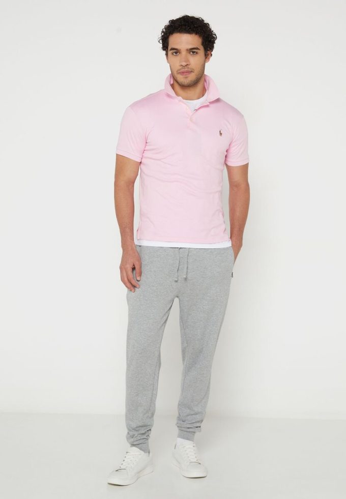 Gråa Ralph Lauren Essential träningsbyxor för män Gråa Ralph Lauren Essential träningsbyxor för män