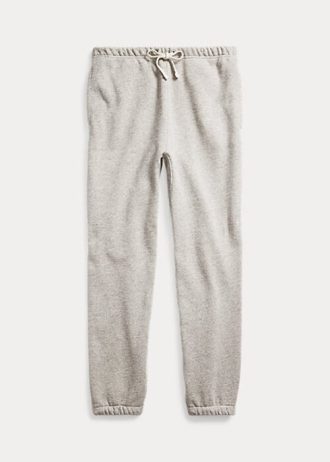 Gråa Ralph Lauren fleeceträningsbyxor för kvinnor