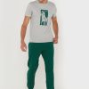 Gråa Ralph Lauren T-shirts med tryckt rund hals för män