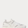 Gråa Ralph Lauren Trackster 200 sneakers för män Gråa Ralph Lauren Trackster 200 sneakers för män
