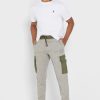 Gråa Ralph Lauren tryckta träningsbyxor för män Gråa Ralph Lauren tryckta träningsbyxor för män