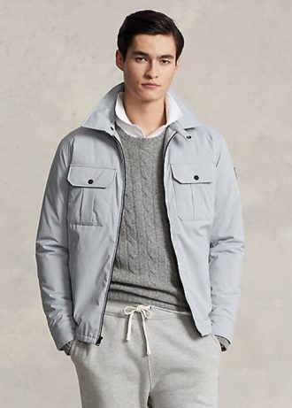 Gråa Ralph Lauren vattenavvisande jackor för män