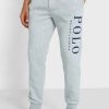 Gråa träningsbyxor med Ralph Lauren logotyp för män Gråa träningsbyxor med Ralph Lauren logotyp för män