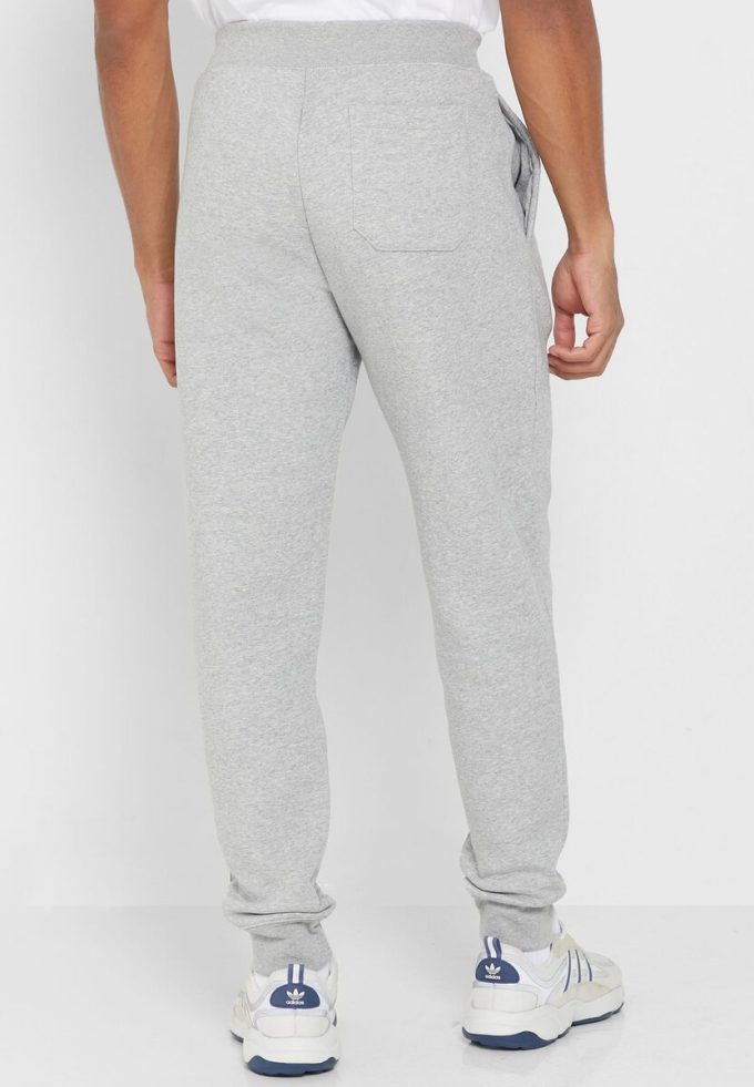 Gråa träningsbyxor med Ralph Lauren logotyp för män Gråa träningsbyxor med Ralph Lauren logotyp för män