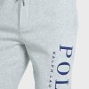Gråa träningsbyxor med Ralph Lauren logotyp för män Gråa träningsbyxor med Ralph Lauren logotyp för män