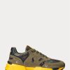 Grön / Camo Herr Ralph Lauren Jogger Mocka & Camo Ripstop Sneakers Grön / Camo Herr Ralph Lauren Jogger Mocka & Camo Ripstop Sneakers