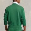 Grön tröja i fleecetröja med logotyp för män Ralph Lauren Grön tröja i fleecetröja med logotyp för män Ralph Lauren