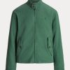 Gröna herrjackor från Ralph Lauren linneblandning fiskbenstwill