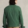 Gröna herrjackor från Ralph Lauren linneblandning fiskbenstwill