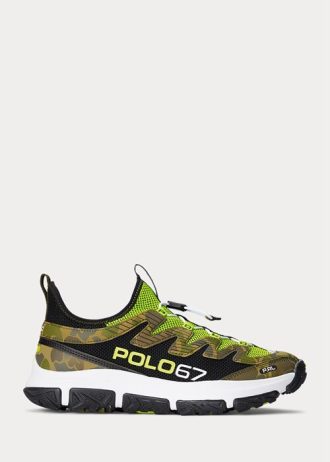 Gröna Ralph Lauren Adventure 300LT Sneakers för män