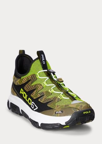 Gröna Ralph Lauren Adventure 300LT Sneakers för män