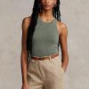 Gröna Ralph Lauren Cashmere tankar för kvinnor