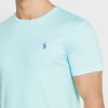 Gröna Ralph Lauren Essential T-shirts med rund hals för män Gröna Ralph Lauren Essential T-shirts med rund hals för män