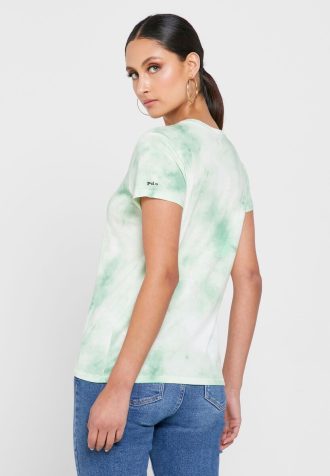 Gröna Ralph Lauren grafiska T-shirts med rund hals för kvinnor