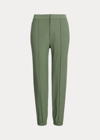 Gröna Ralph Lauren joggingbyxor med fyrvägsstretch för kvinnor