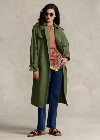Gröna Ralph Lauren Poplin-rockar för kvinnor