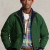 Gröna Ralph Lauren Raglan-ärmjackor för män Gröna Ralph Lauren Raglan-ärmjackor för män