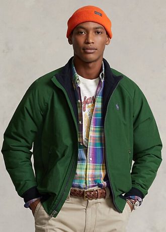 Gröna Ralph Lauren Raglan-ärmjackor för män