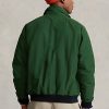 Gröna Ralph Lauren Raglan-ärmjackor för män Gröna Ralph Lauren Raglan-ärmjackor för män
