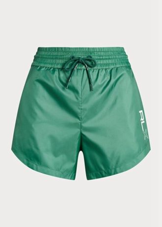 Gröna Ralph Lauren Ripstop Shorts med dragsko för kvinnor