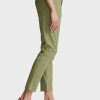 Gröna Ralph Lauren Straight Cropped byxor för kvinnor Gröna Ralph Lauren Straight Cropped byxor för kvinnor