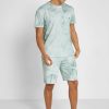 Gröna Ralph Lauren tryckta T-shirts med rund hals för män Gröna Ralph Lauren tryckta T-shirts med rund hals för män