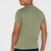 Gröna t-shirts med rund hals för män Ralph Lauren bröstlogotyp Gröna t-shirts med rund hals för män Ralph Lauren bröstlogotyp
