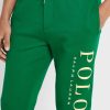 Gröna träningsbyxor med logotyp för män Ralph Lauren Gröna träningsbyxor med logotyp för män Ralph Lauren
