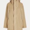 Gul Ralph Lauren vattenavvisande Ripstop Windbreaker för kvinnor Gul Ralph Lauren vattenavvisande Ripstop Windbreaker för kvinnor