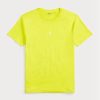 Gula Ralph Lauren Custom Slim Fit T-shirts med rund hals för män Gula Ralph Lauren Custom Slim Fit T-shirts med rund hals för män
