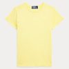 Gula Ralph Lauren T-shirts i ekologisk bomull för kvinnor Gula Ralph Lauren T-shirts i ekologisk bomull för kvinnor