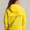 Gula Ralph Lauren vattenavvisande huvjackor för män Gula Ralph Lauren vattenavvisande huvjackor för män