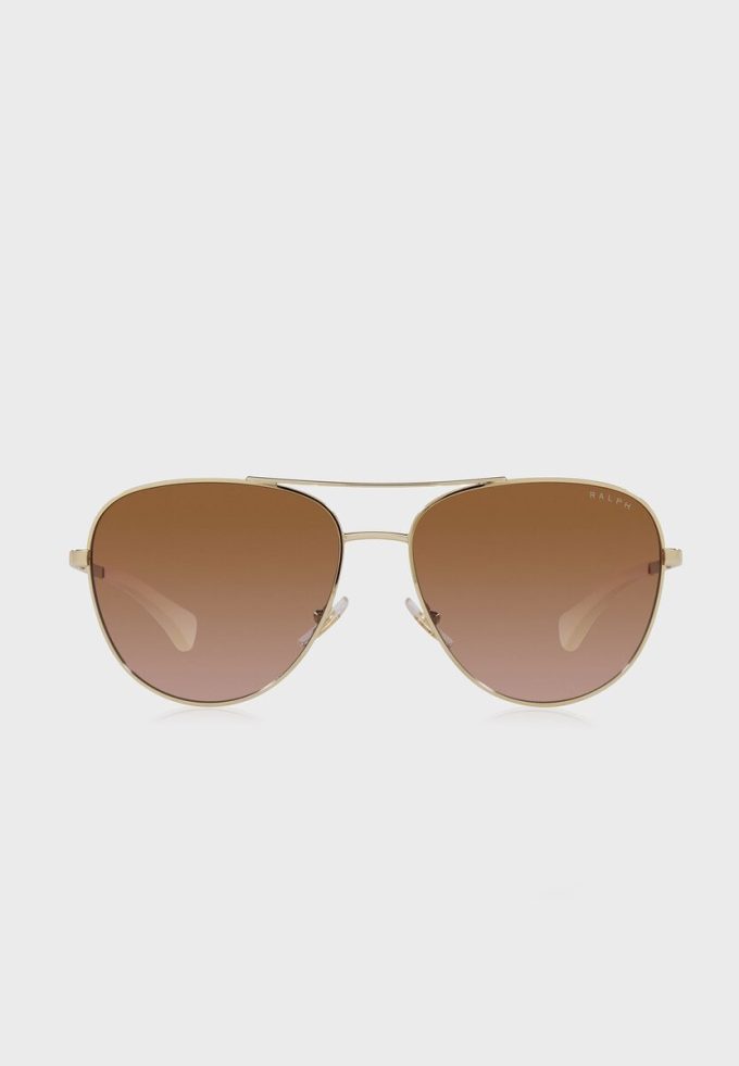 Guld Ralph Lauren 0Ra4139 Aviator solglasögon för kvinnor