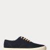 Indigo Herr Ralph Lauren Indigo Canvas Sneakers