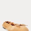 Khaki Dam Ralph Lauren The Mocka Ponny Balett Flat Shoes Khaki Dam Ralph Lauren The Mocka Ponny Balett Flat Shoes
