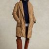 Khaki Dam Ralph Lauren Vattenavvisande dunpikérockar Khaki Dam Ralph Lauren Vattenavvisande dunpikérockar