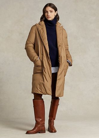 Khaki Dam Ralph Lauren Vattenavvisande dunpikérockar