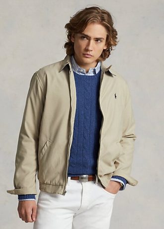 Khaki Ralph Lauren Bi-Swing jackor för män