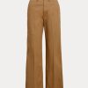 Khaki Ralph Lauren Chino vidbensbyxor för kvinnor Khaki Ralph Lauren Chino vidbensbyxor för kvinnor