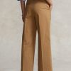 Khaki Ralph Lauren Chino vidbensbyxor för kvinnor Khaki Ralph Lauren Chino vidbensbyxor för kvinnor
