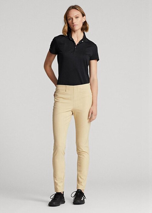 Khaki Ralph Lauren GolfStretch Athletic Pants för kvinnor Khaki Ralph Lauren GolfStretch Athletic Pants för kvinnor