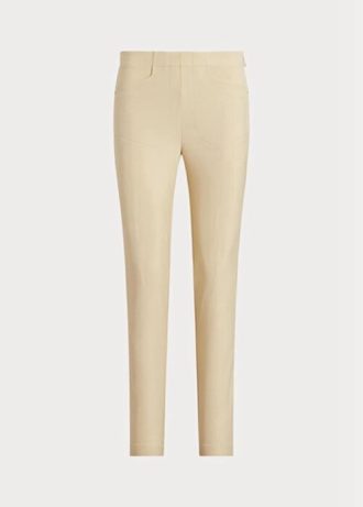 Khaki Ralph Lauren GolfStretch Athletic Pants för kvinnor