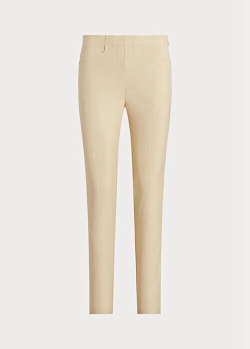 Khaki Ralph Lauren GolfStretch Athletic Pants för kvinnor Khaki Ralph Lauren GolfStretch Athletic Pants för kvinnor