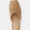 Khaki Ralph Lauren Pennie Mocka Espadrille för kvinnor