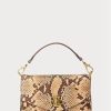 Khaki Ralph Lauren Små Tayler Crossbody-väskor i konstormskinn för kvinnor Khaki Ralph Lauren Små Tayler Crossbody-väskor i konstormskinn för kvinnor