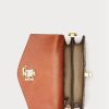 Khaki Ralph Lauren Små Tayler Crossbody-väskor i konstormskinn för kvinnor Khaki Ralph Lauren Små Tayler Crossbody-väskor i konstormskinn för kvinnor