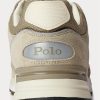 Khaki Ralph Lauren Trackster 200 Sneakers för män Khaki Ralph Lauren Trackster 200 Sneakers för män